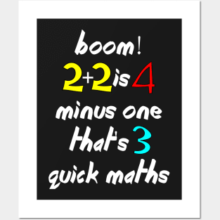 QUICK MATHS Posters and Art